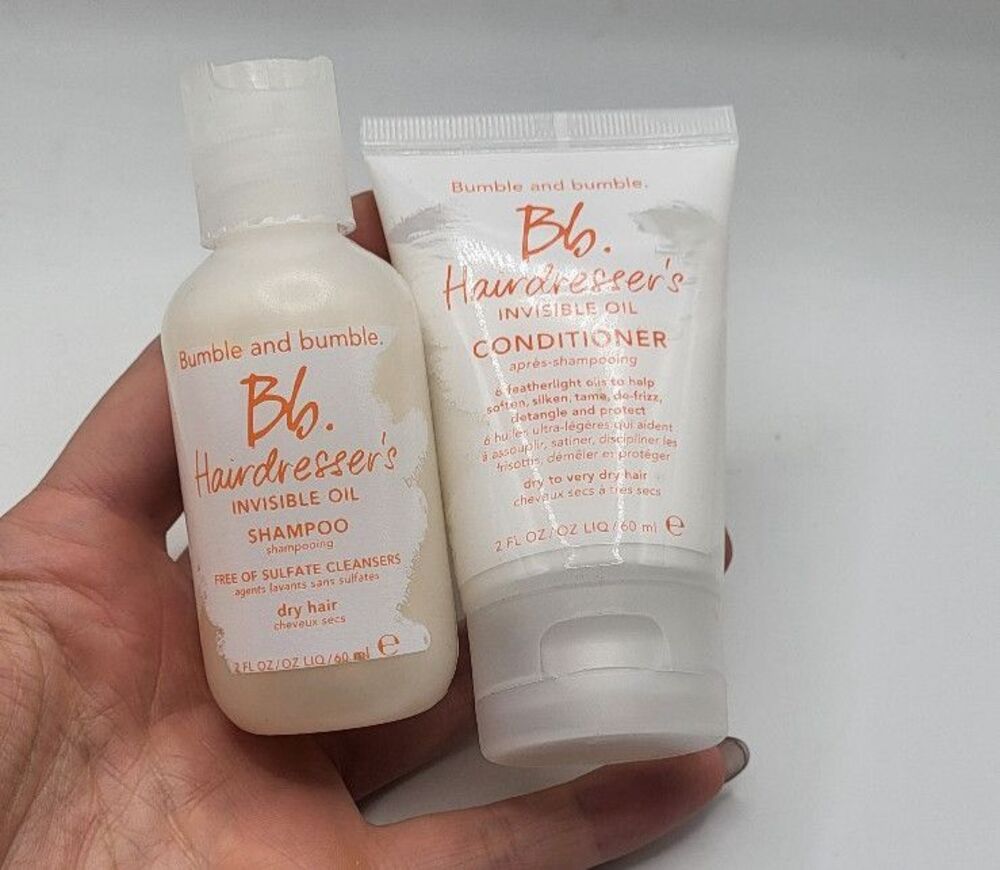 Bumble Bb. Hairdresser's Invisible Oil Shampoo & Conditioner - 2oz Ea New